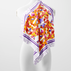 Pañuelo Blanco Carreta Típica – Colección Fiesta Boyera